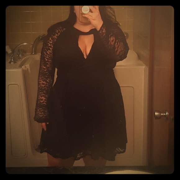 Boohoo Plus Dresses & Skirts - Black Lace Dress